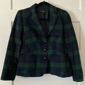 Talbots 6P plaid blazer